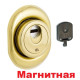 Броненакладка DISEC 3G2FM MAG DIN OVAL Латунь PVD 