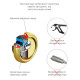 Броненакладка DISEC BKS260 MONOLITO MILANO KRIPTON DIN ROUND Латунь