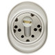 Броненакладка DISEC 3G2FM MAG DIN OVAL Хром 