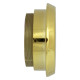 Броненакладка DISEC BKS260 MONOLITO MILANO KRIPTON DIN ROUND Латунь