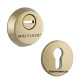 Броненакладка MUL-T-LOCK SL3 Латунь полированная 40-92 мм. 