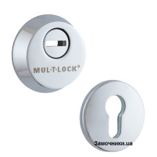 Броненакладка MUL-T-LOCK SL3 Хром полірований 40-92 мм.