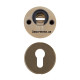 Броненакладка MUL-T-LOCK SL3 Латунь полированная 40-92 мм. 