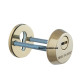 Броненакладка MUL-T-LOCK SL3 Латунь полированная 40-92 мм. 