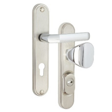 Ручки ROSTEX R1 DECOR DIN 90мм Хром матовий