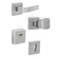 Ручки ROSTEX R1 QUADRUM DIN SQUARE Нерж.