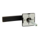 Ручки ROSTEX R4/H QUADRUM DIN SQUARE черный мат 