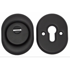 Дверна накладка броньована овальна USK 10мм (Black)