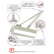 Доводчик RYOBI D-2550 WHITE BC UNIV