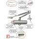 Доводчик RYOBI DS-2055P SILVER BC PRL HO