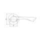 Дверна ручка Code Deco H-14023-A-CR (UA)