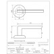Дверна ручка Code Deco H-14105-A-BLM (UA)