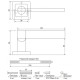 Дверна ручка Code Deco H-22050-A-NIS/CR (UA)