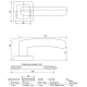 Дверна ручка Code Deco H-22093-A-GRF (UA)
