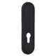 Щиток NEMEF 2933/02 (CYL_HOLE) N N: black (RAL 9005) 9мм 