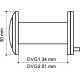 Глазок дверной Armadillo DVG1 16/35x60 AB бронза 