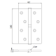 Петля APECS 100*62-B-CR-L 