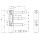 Петля ввертная APECS 3D-14-V2 
