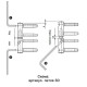 Петли AGB штыревые D14 