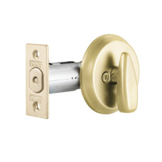 Защелка врезная TESA 1-WAY DEAD_BOLT 514U0 (BS60*70мм) матовая латунь