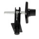 Засувка для вхідних дверей квадратна USK DL-02 (Black)