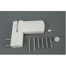 Петля дверная Evras 3D 86 мм белая 90 кг