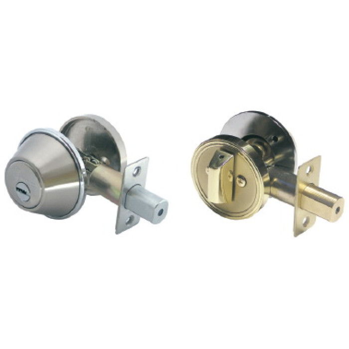 Замок врізний MUL-T-LOCK Dead Bolt DBM (Полірована латунь)