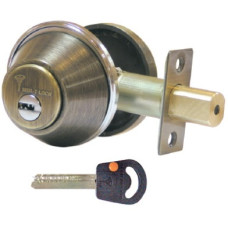 Замок врізний MUL-T-LOCK Dead Bolt DBM (Антична бронза)