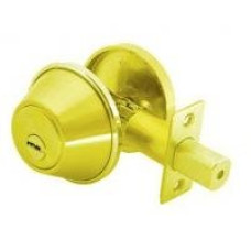 Замок врізний MUL-T-LOCK Dead Bolt DBM (Полірована латунь)