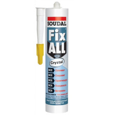 Прозорий клей-герметик Soudal Fix All Crystal