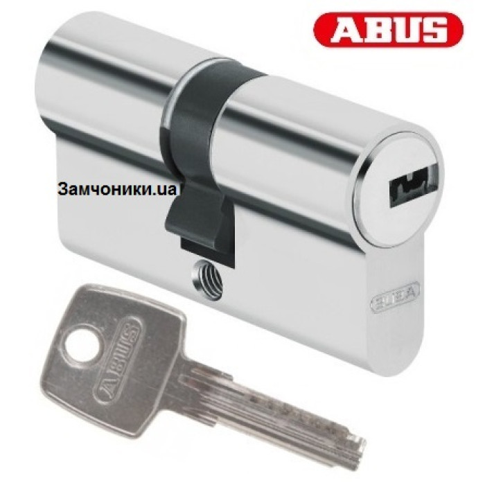 Цилиндр Abus D6 100мм. (50х50) ключ-ключ никель 