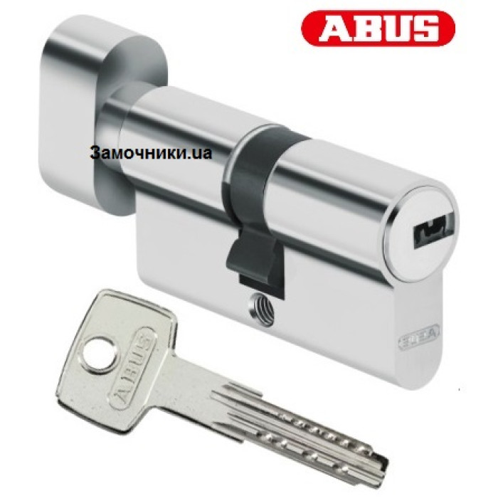 Циліндр Abus KD6 95мм. (50х45Т) ключ-поворотник нікель