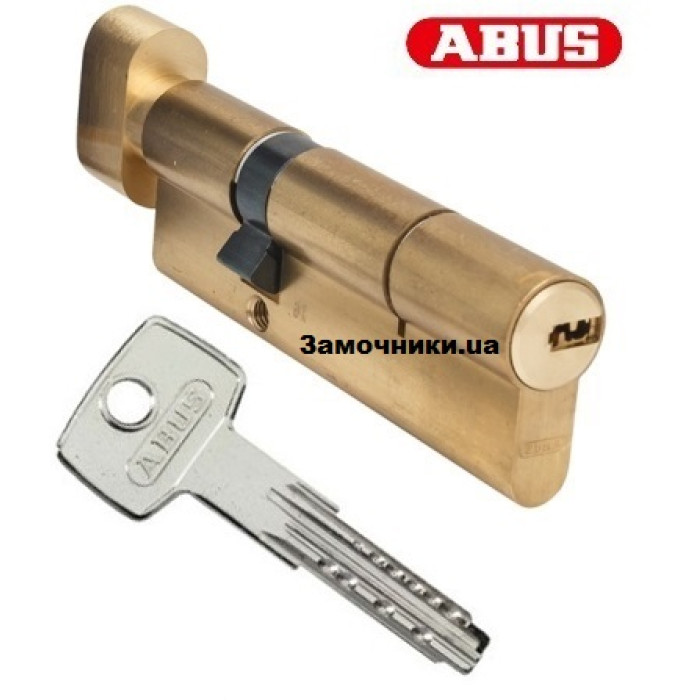Циліндр Abus KD6 90мм. (45х45Т) ключ-поворотник латунь