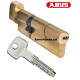 Циліндр Abus KD6 90мм. (60х30Т) ключ-поворотник латунь