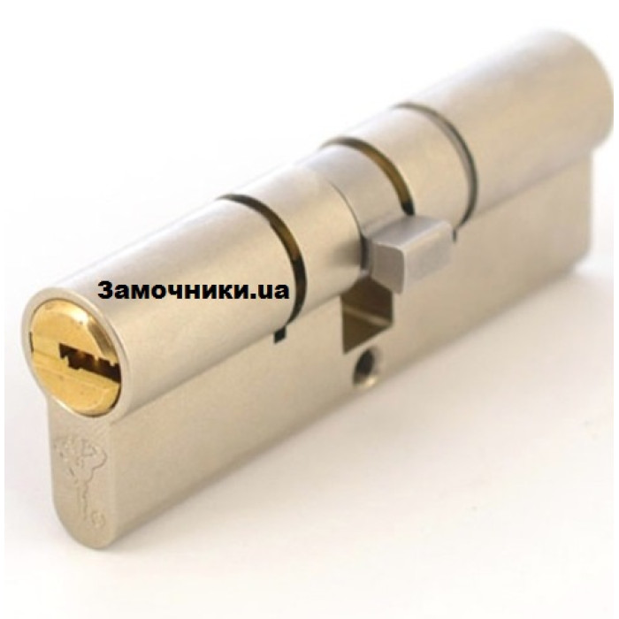 Циліндр Mul-T-Lock 7х7 90мм.(45х45) ключ-ключ (матовий хром)