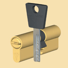Цилиндр Mul-T-Lock 7х7  76мм.(31х45) ключ-ключ (латунь)