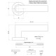 Ручки раздельные Apecs H-0460-Z-AB 