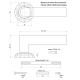 Ручки на розетке Apecs H-2415-Z-AN 