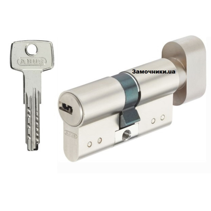Циліндр Abus KD15 80мм. (40х40Т) ключ-поворотник нікель