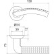 Ручки роздільні Armadillo Libra LD26-1GP/CP-2 золото/хром