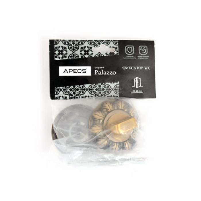 Фиксатор Apecs WC-2412-AN (цвет антика) 