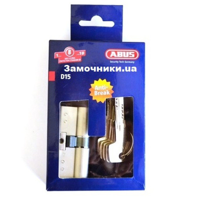 Циліндр Abus D15 70мм. (35х35) ключ-ключ латунь
