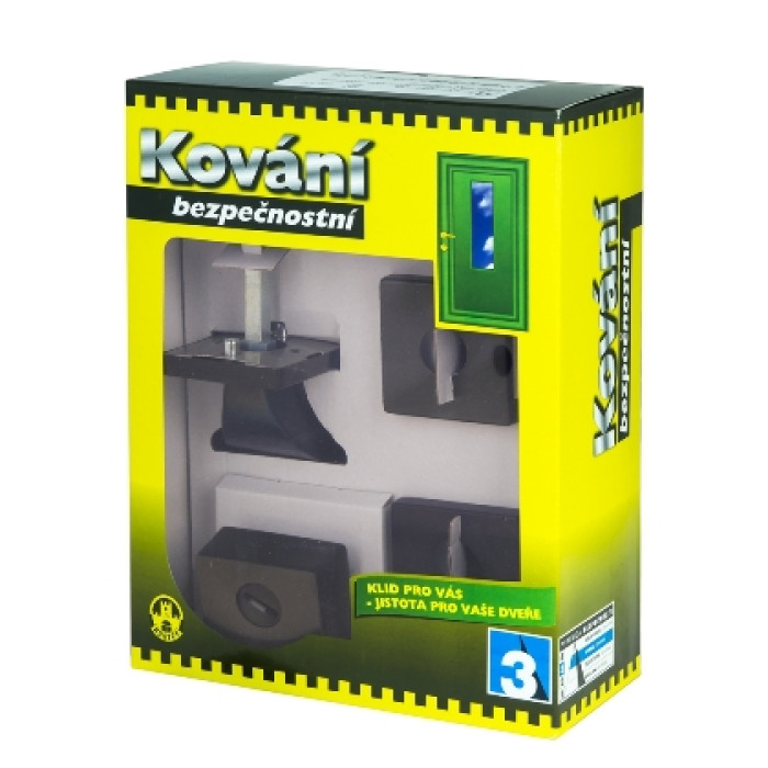 Ручки ROSTEX R1 QUADRUM DIN SQUARE Черный мат 