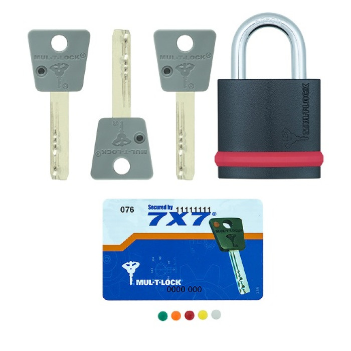 Замок навісний MUL-T-LOCK NE8G 7x7