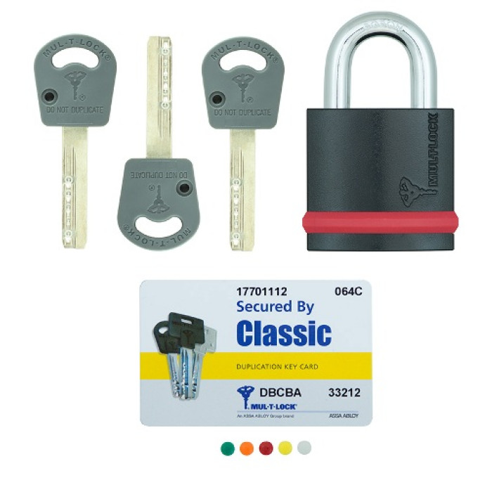 Замок навісний MUL-T-LOCK NE10G CLASSIC