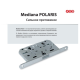 Магнитный межкомнатный замок AGB Mediana Polaris хром 