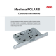 Магнитный межкомнатный замок AGB Mediana Polaris матовый хром 