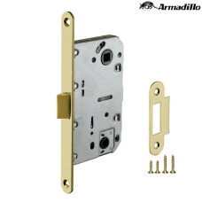 Дверная защелка Armadillo LH 96-50 P SG матовое золото