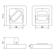 Фіксатор Code Deco WC-2207-CR (UA)