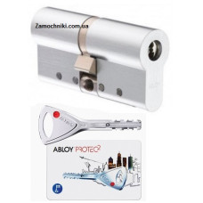 Циліндр Abloy Protec 127мм. (46х81) ключ-ключ хром